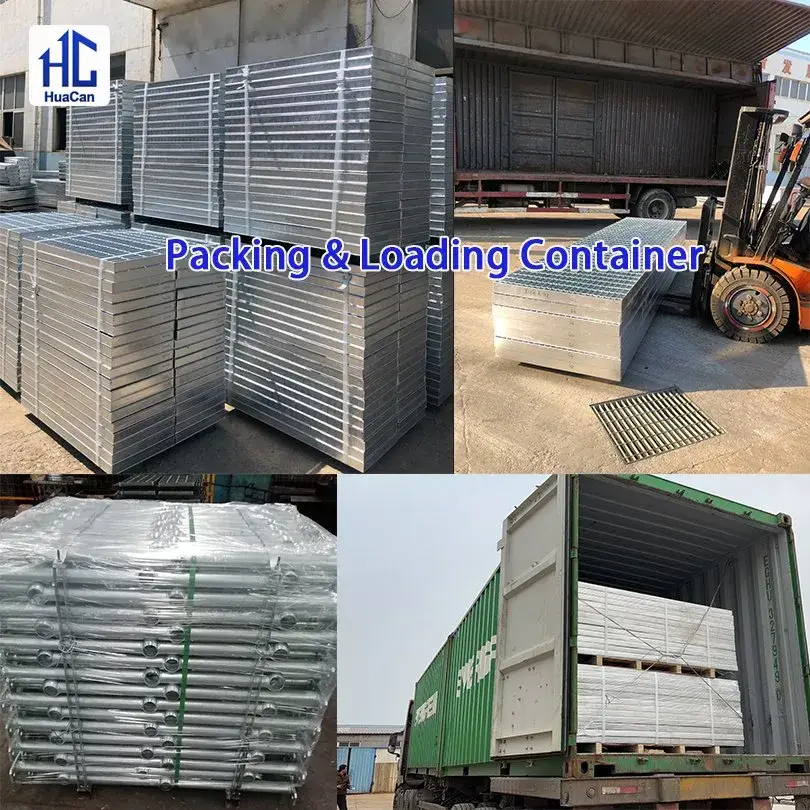 Bảng thép hàn ép mạ kẽm tùy chỉnh, sản phẩm bảng thép gợn sóng và lối đi bằng nhôm không gỉ cho nền tảng công nghiệp