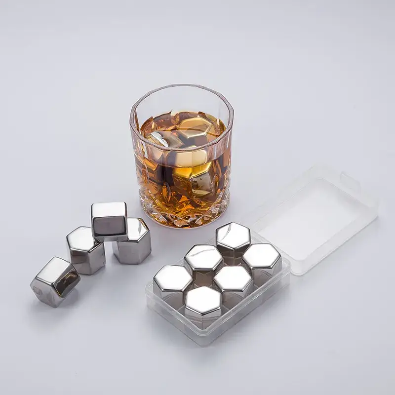Khối đá lạnh thép không gỉ tùy chỉnh - phụ kiện trang trí quầy bar