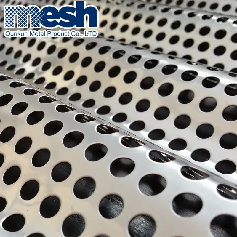 Lưới loa tròn làm từ thép không gỉ, có lỗ perforated