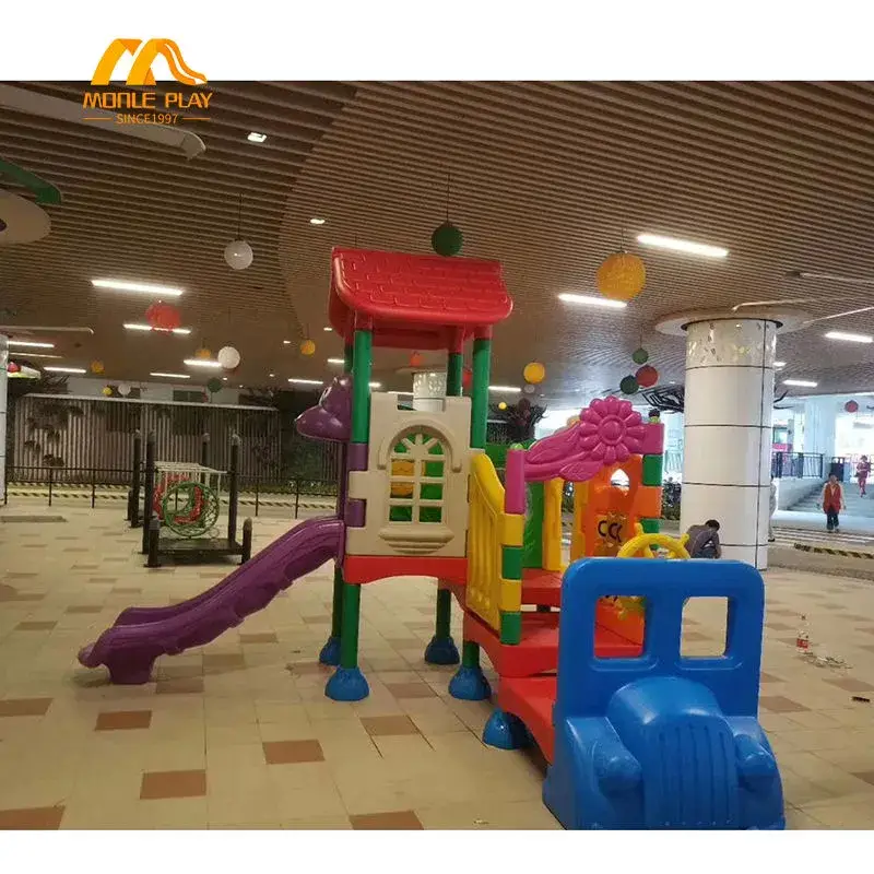 Thiết bị ngoại trời kết hợp leo trèo và trượt cho trẻ em - Bộ đồ chơi sân chơi ngoại trời