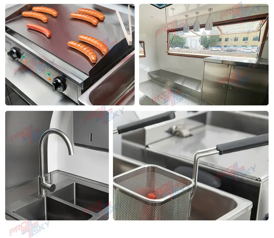 Xe đẩy đồ ăn nhẹ tiêu chuẩn Úc màu đen 2.5m - Giải pháp vận chuyển thực phẩm chất lượng