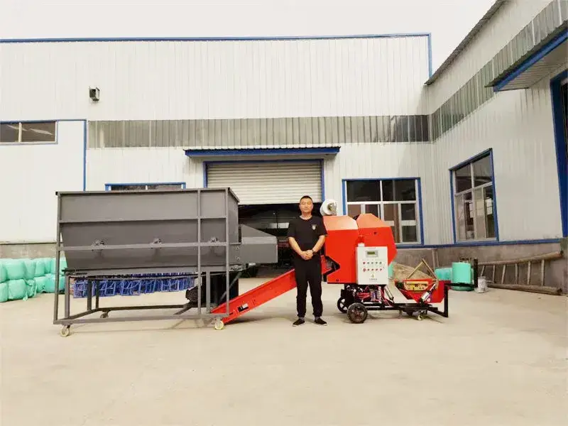 Máy Baler Tròn sử dụng nhiên liệu Diesel: Giải pháp bó cỏ và quấn bán hiệu quả