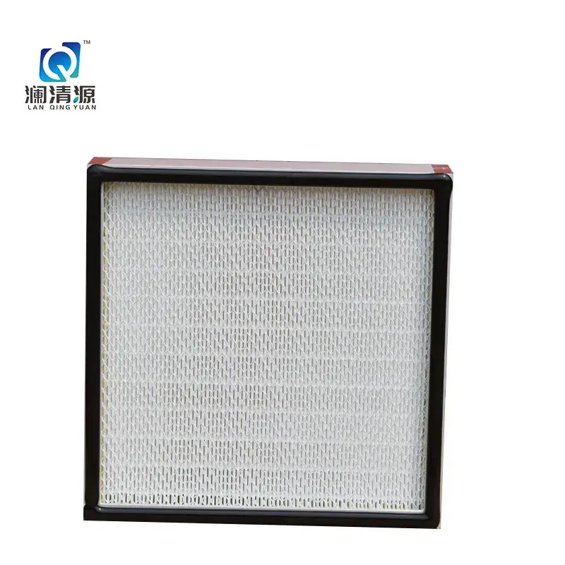 Bộ tách bán hàng không có vách ngăn và bộ lọc HEPA hiệu suất cao, phù hợp với nhiệt độ cao, màng lọc không khí từ nhà sản xuất chính