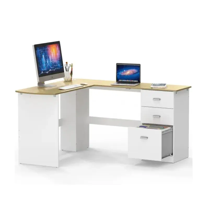 Bàn học từ gỗ phong cách cho văn phòng tại nhà và phòng khách