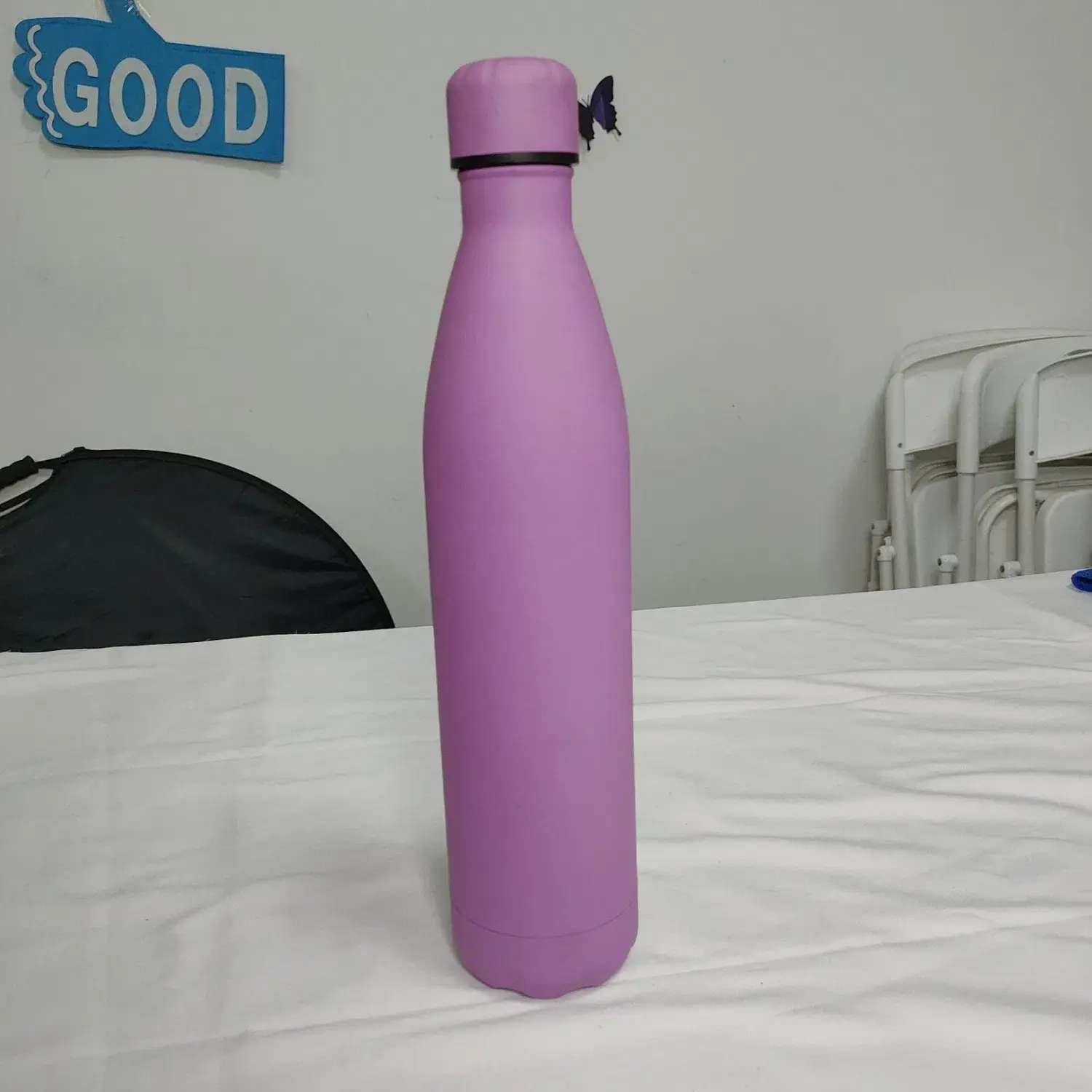 Bình giữ nhiệt hai lớp logo tùy chỉnh 500ml 750ml cách nhiệt, hình dạng cola thép không gỉ