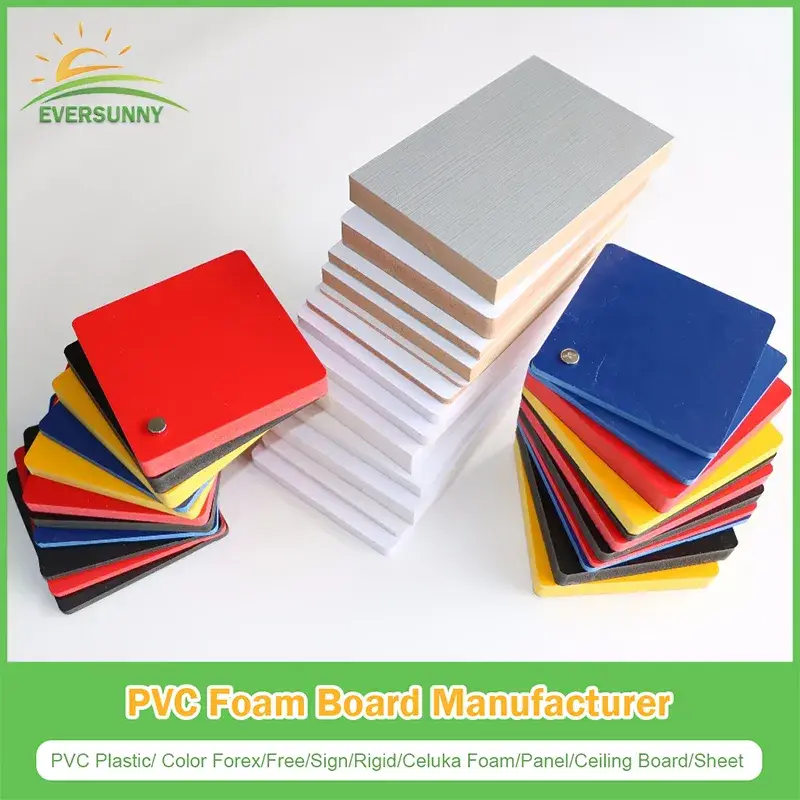 1220*2440mm Bảng nhựa PVC/ Màu Forex Rigid Celuka Foam - Sản phẩm chất lượng cao cho Bảng hiển thị, Khắc Biển báo và In UV