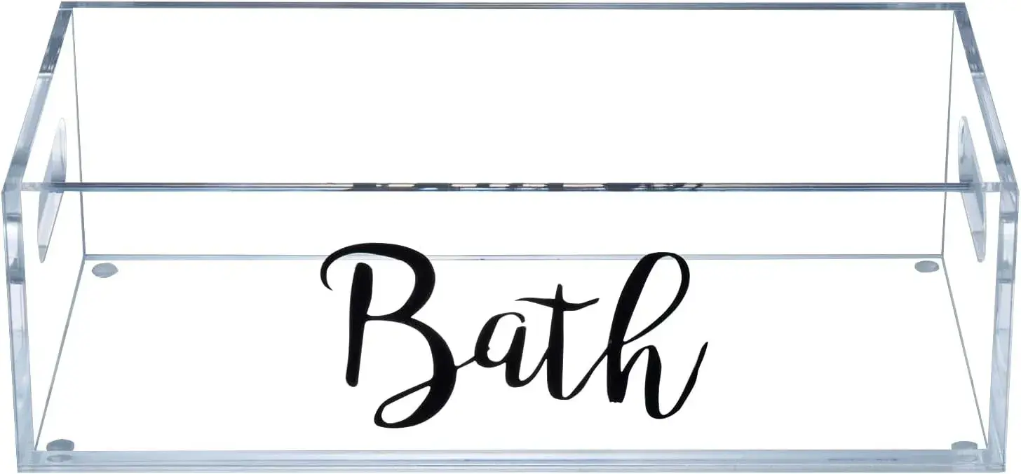 Khay đựng dụng cụ phòng tắm và đồ dùng nhà hàng bằng chất liệu Acrylic