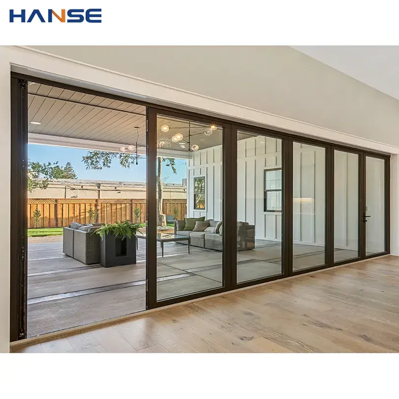 Cửa kính trượt hai lớp nhôm chất lượng cao Foshan - Lựa chọn hoàn hảo cho biệt thự hiện đại