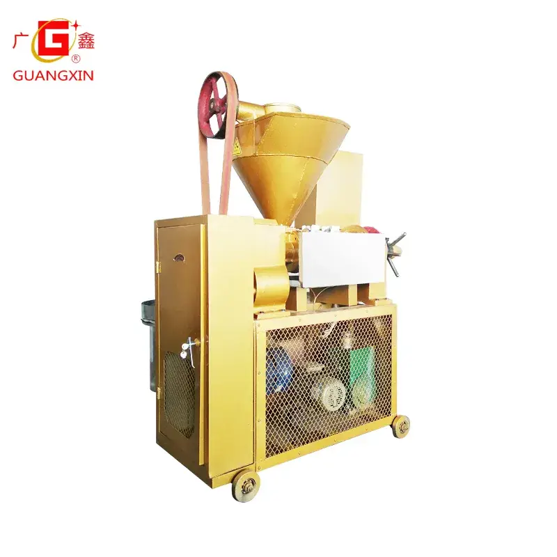 Máy ép dầu dùng cho hướng dương, dừa và đậu phộng của thương hiệu Mianyang Guangxin