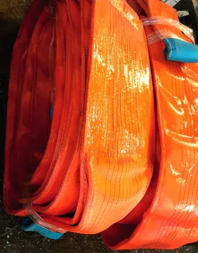 Dây đai polyester chất lượng cao có thiết kế hai mắt dành cho việc vận chuyển hàng hóa nặng