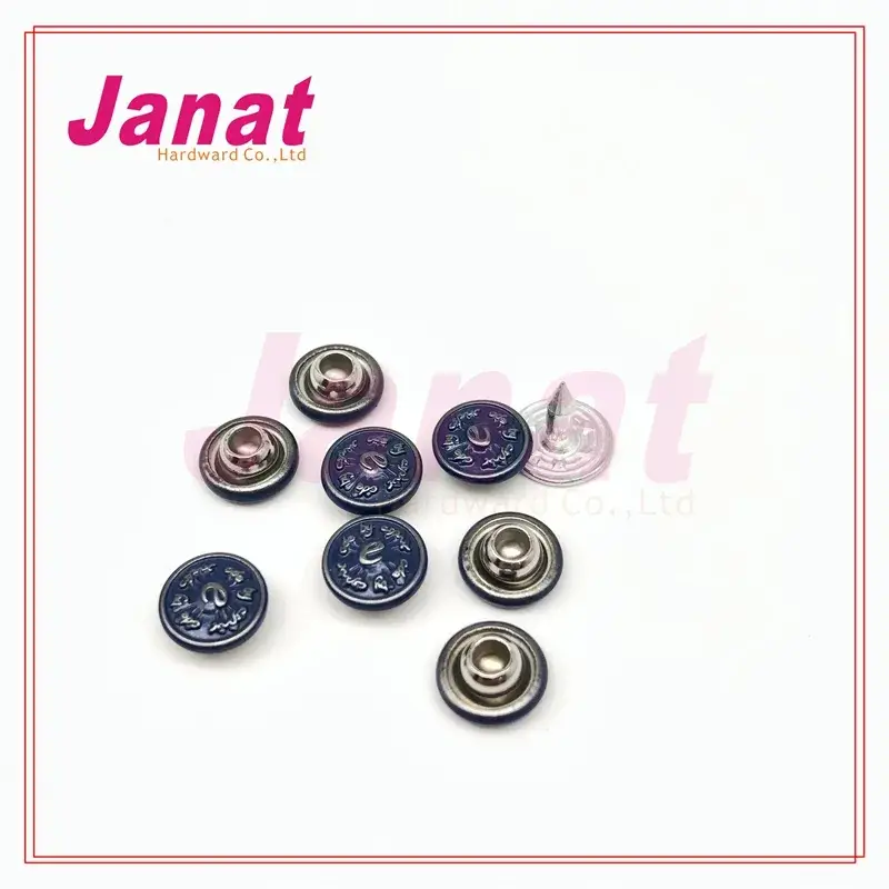 Đinh tán kim loại màu bạc Dtm, sản phẩm chất lượng cao dành cho quần jeans kiểm tra đầy đủ và có màu xanh phong cách