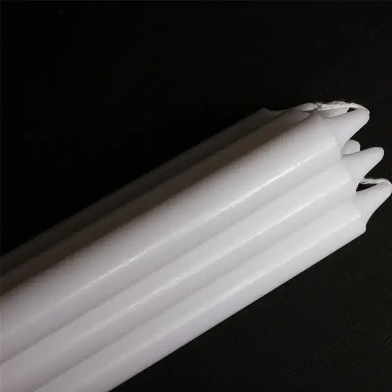 Bánh nến màu trắng không mùi dài 23cm tới chợ Comorin