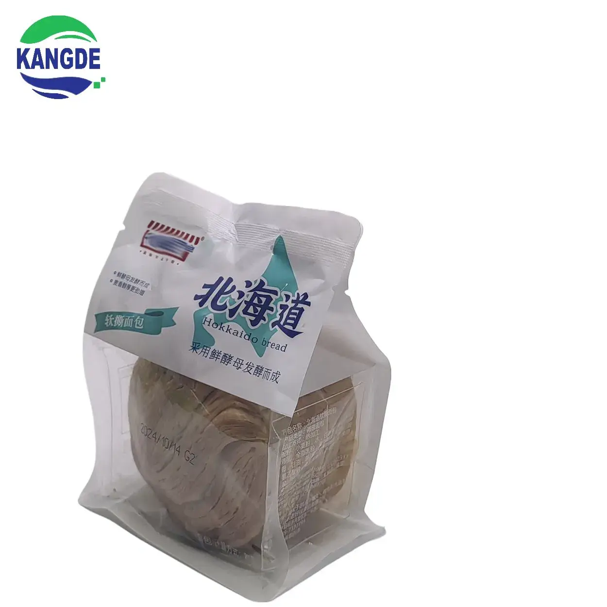 Túi niêm phong bánh mì chống dầu, có cửa sổ trong suốt, sản xuất tại Trung Quốc