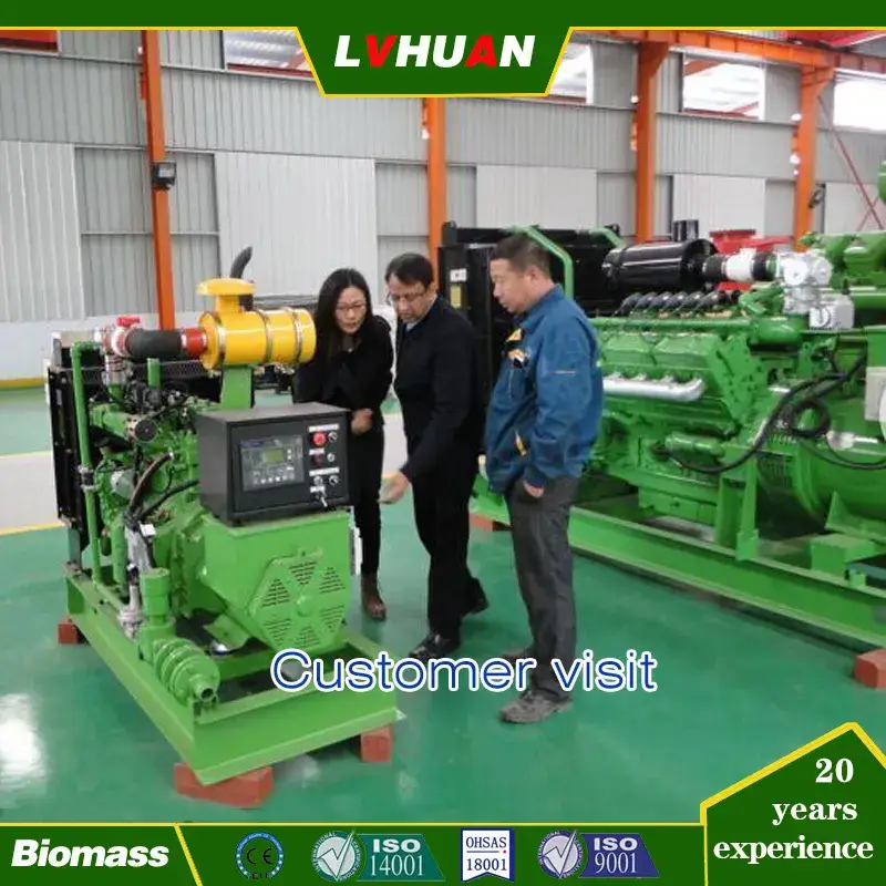 300kw -500kw Máy phát điện khí sinh học với 500/600rpm Tốc độ thấp và sự cố thấp