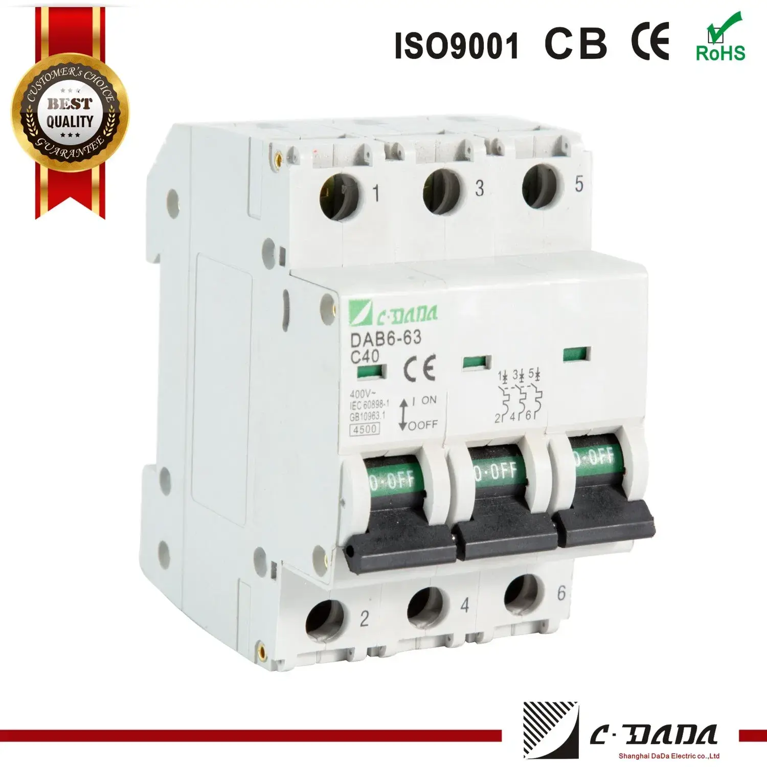 Bộ ngắt mạch RCBO 10mA, 30mA, 100mA và 300mA cho an toàn điện