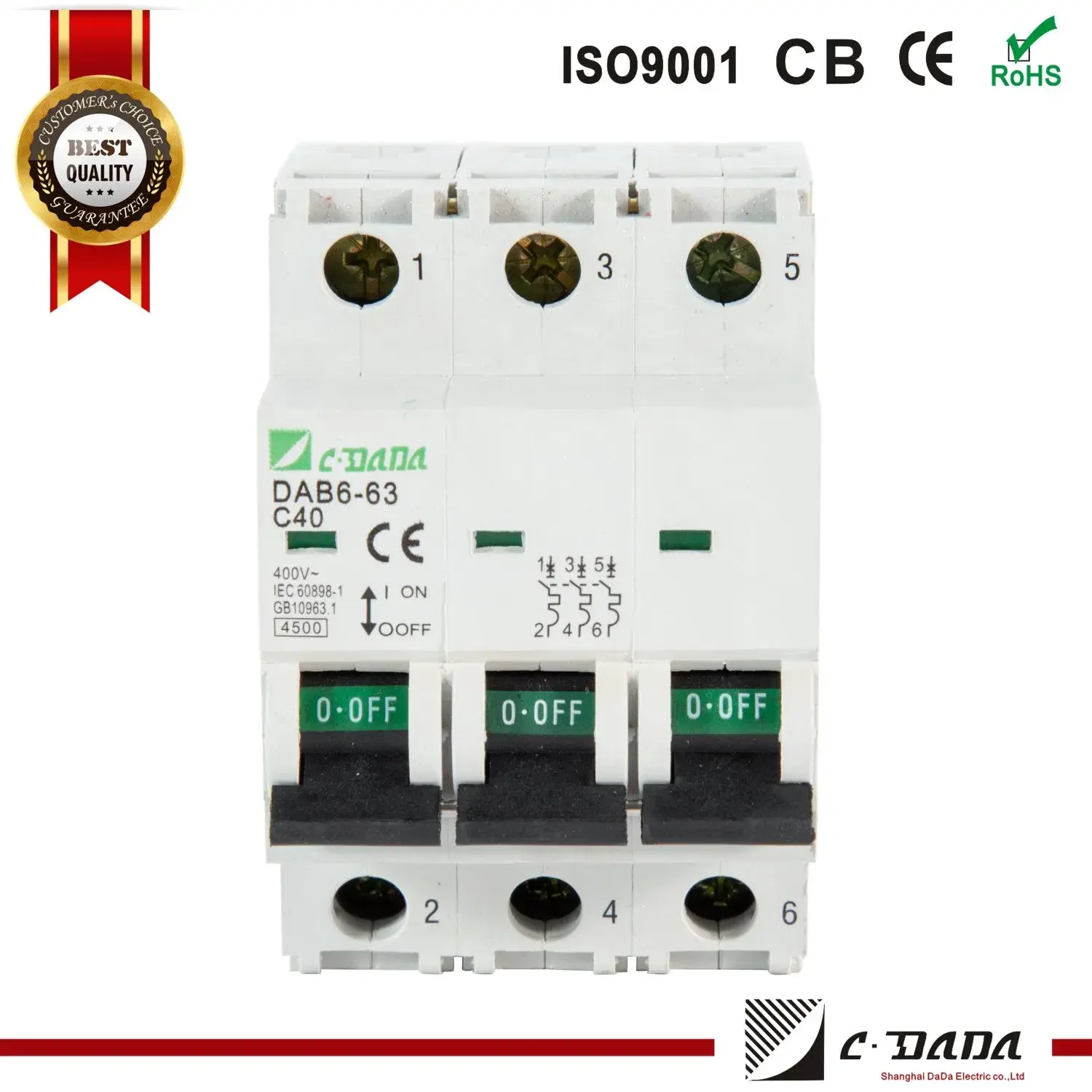 Bộ ngắt mạch RCBO 10mA, 30mA, 100mA và 300mA cho an toàn điện