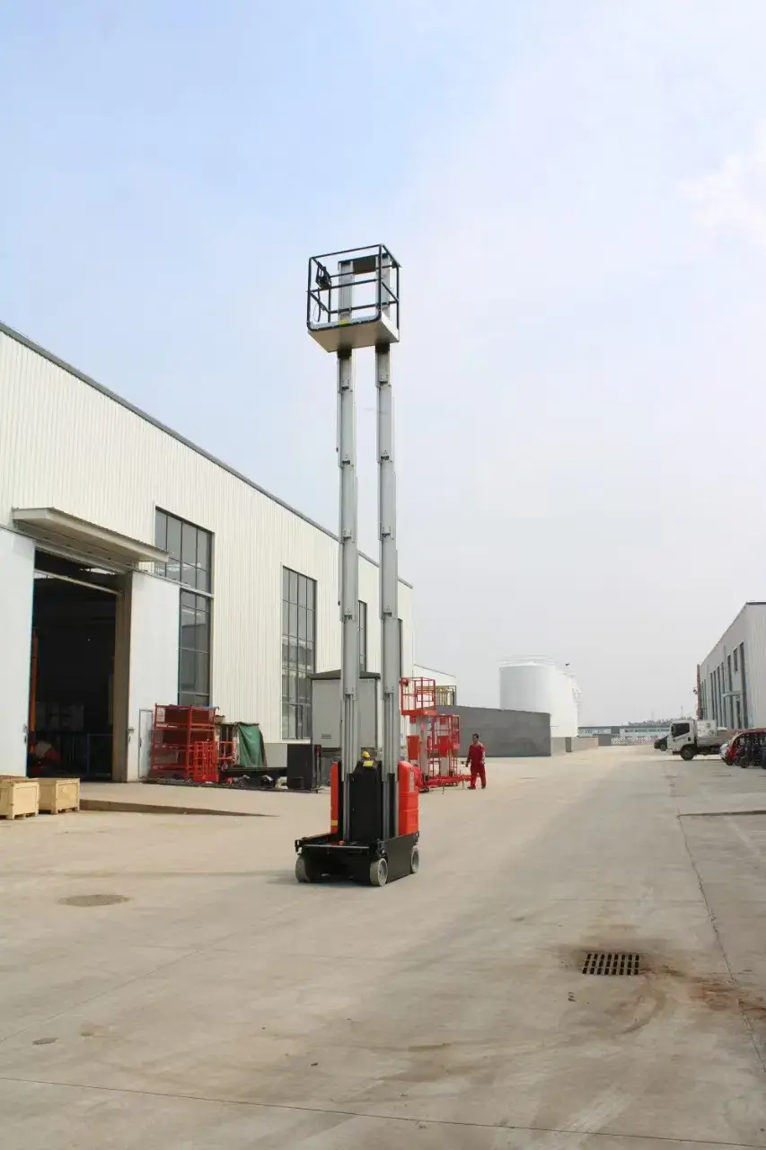Thiết bị nâng người tự hành hai cột: Tối ưu hóa chiều cao làm việc lên đến 11 mét hình ảnh 17-description