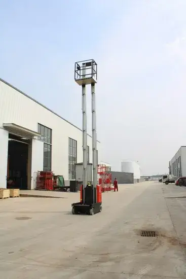 Thiết bị nâng người tự hành hai cột: Tối ưu hóa chiều cao làm việc lên đến 11 mét