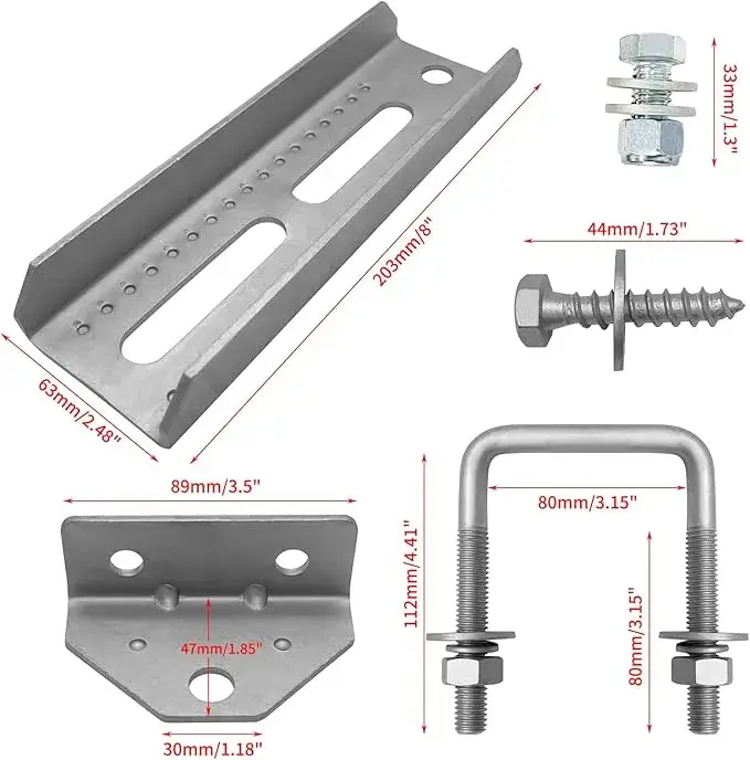 Bảng giá đỡ thuyền U-Bolt: Lựa chọn lắp đặt thuyền dễ dàng