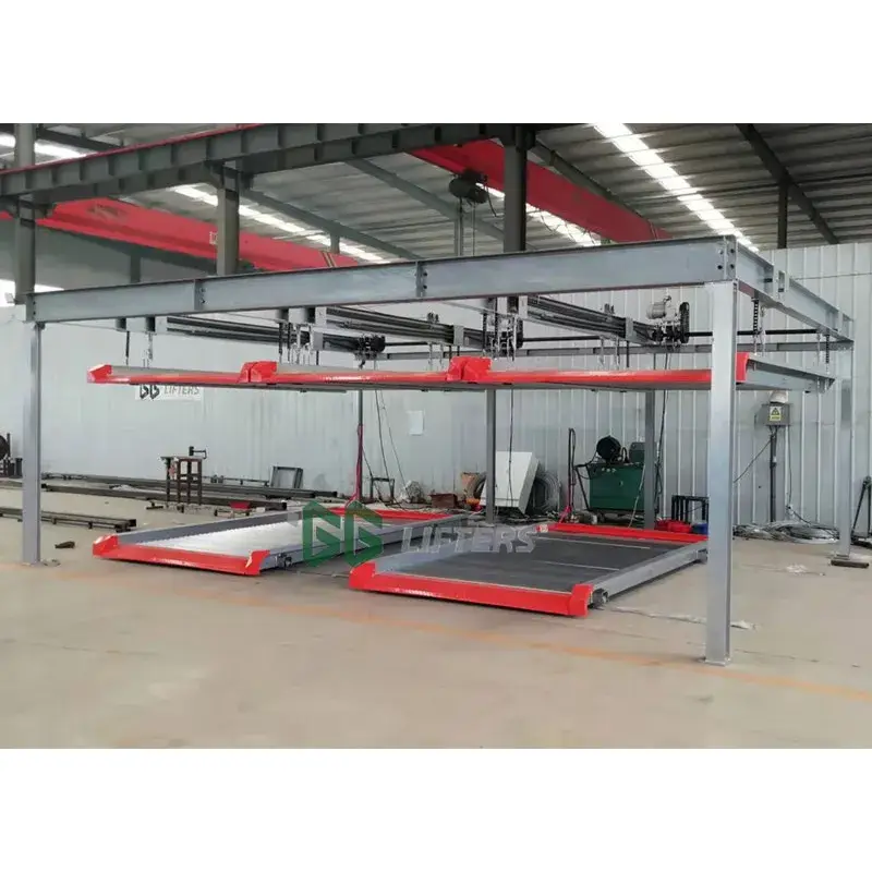 Giải pháp đỗ xe thông minh đa cấp tự động với chức năng nâng và trượt