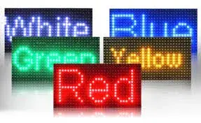 Mô-đun Màn Hình LED Ngoại Trời DIP P10 Đơn Màu đỏ cho Hiển Thị Tin Nhắn Chạy