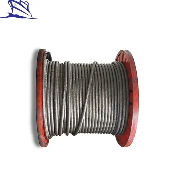 Cáp dây thép mạ kẽm chất lượng tốt phục vụ cho cần cẩu tháp trên tàu