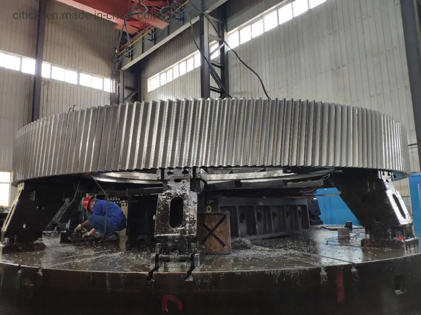 Bánh răng thép đúc chất lượng cao, kích thước lớn và độ bền ấn tượng