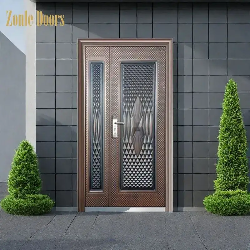 Chất lượng ổn định - Cửa trước thép sang trọng được sản xuất trực tiếp từ nhà máy năm 2025