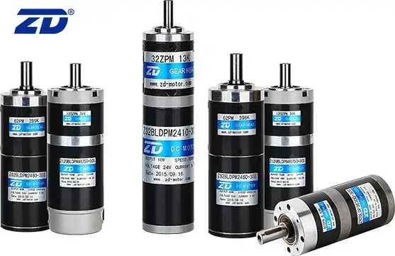 ZD Bàn chải Động cơ 52mm với hệ thống bánh răng hành tinh chính xác không cần chổi than