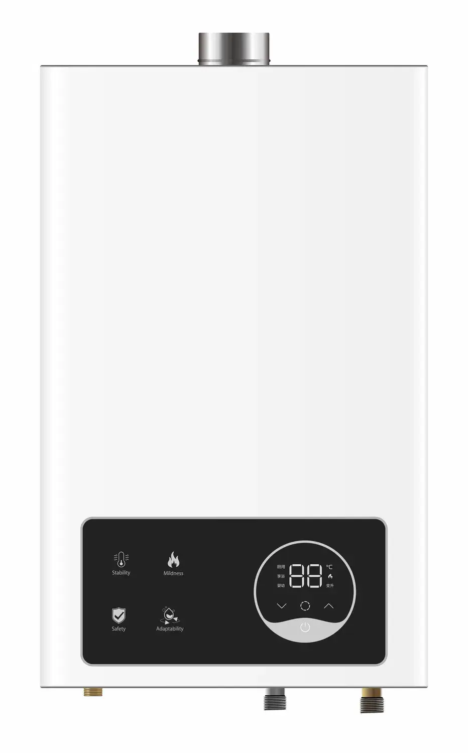 Bình nước nóng gas 10L với công nghệ không đổi nhiệt độ, đạt chuẩn chứng nhận CE