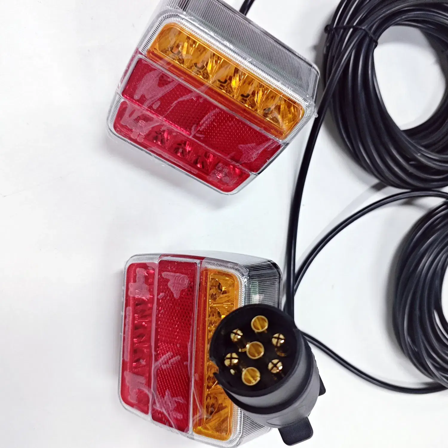 Bộ dây cáp đèn hậu LED cho xe tải, sử dụng đầu nối 7 chân