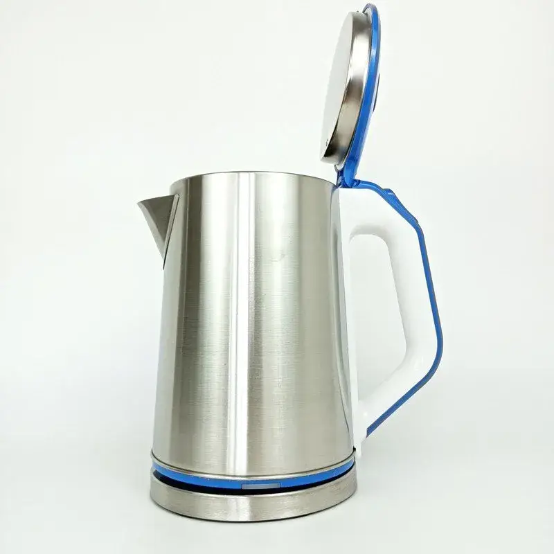 Ấm đun nước không dây 1.8L từ thép không gỉ, dễ sử dụng, thiết bị ấm nước điện tự động