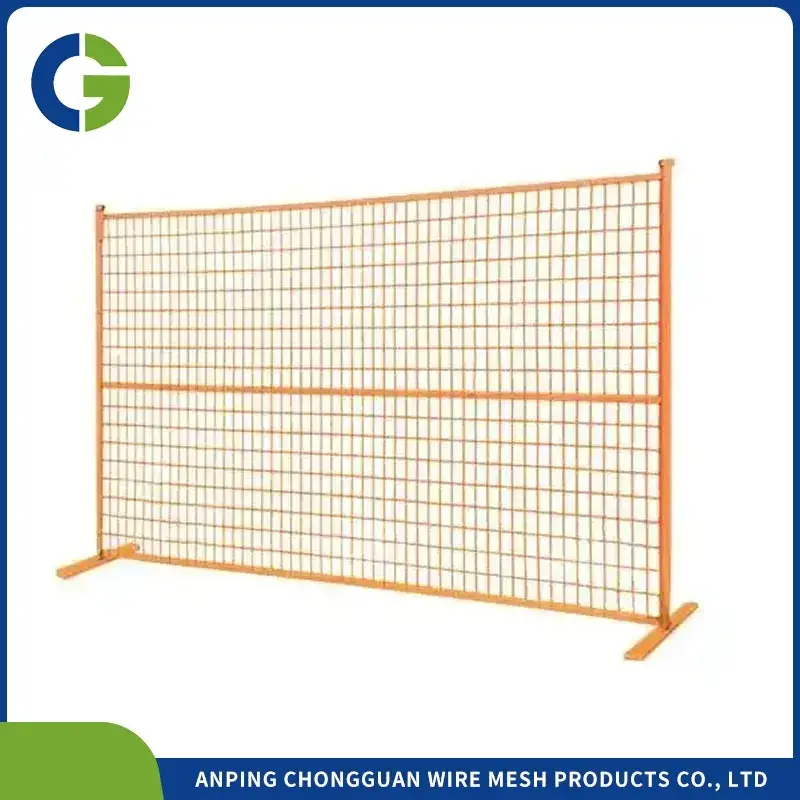 Rào chắn di động tạm thời theo tiêu chuẩn Mỹ với dây xích, phục vụ xây dựng và công trình