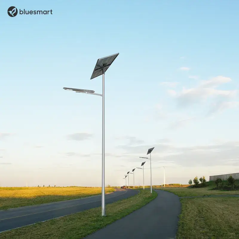 Đèn đường LED năng lượng mặt trời tự động Bluesmart 120W - Lựa chọn tối ưu