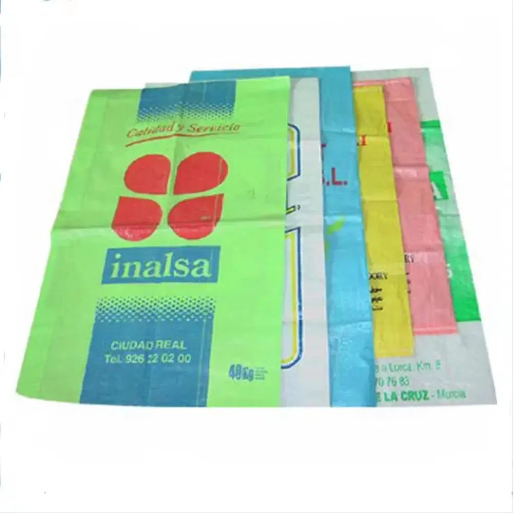 50 kg Túi đường bột PP trắng chất lượng cao từ nguyên liệu Polypropylene Virgin
