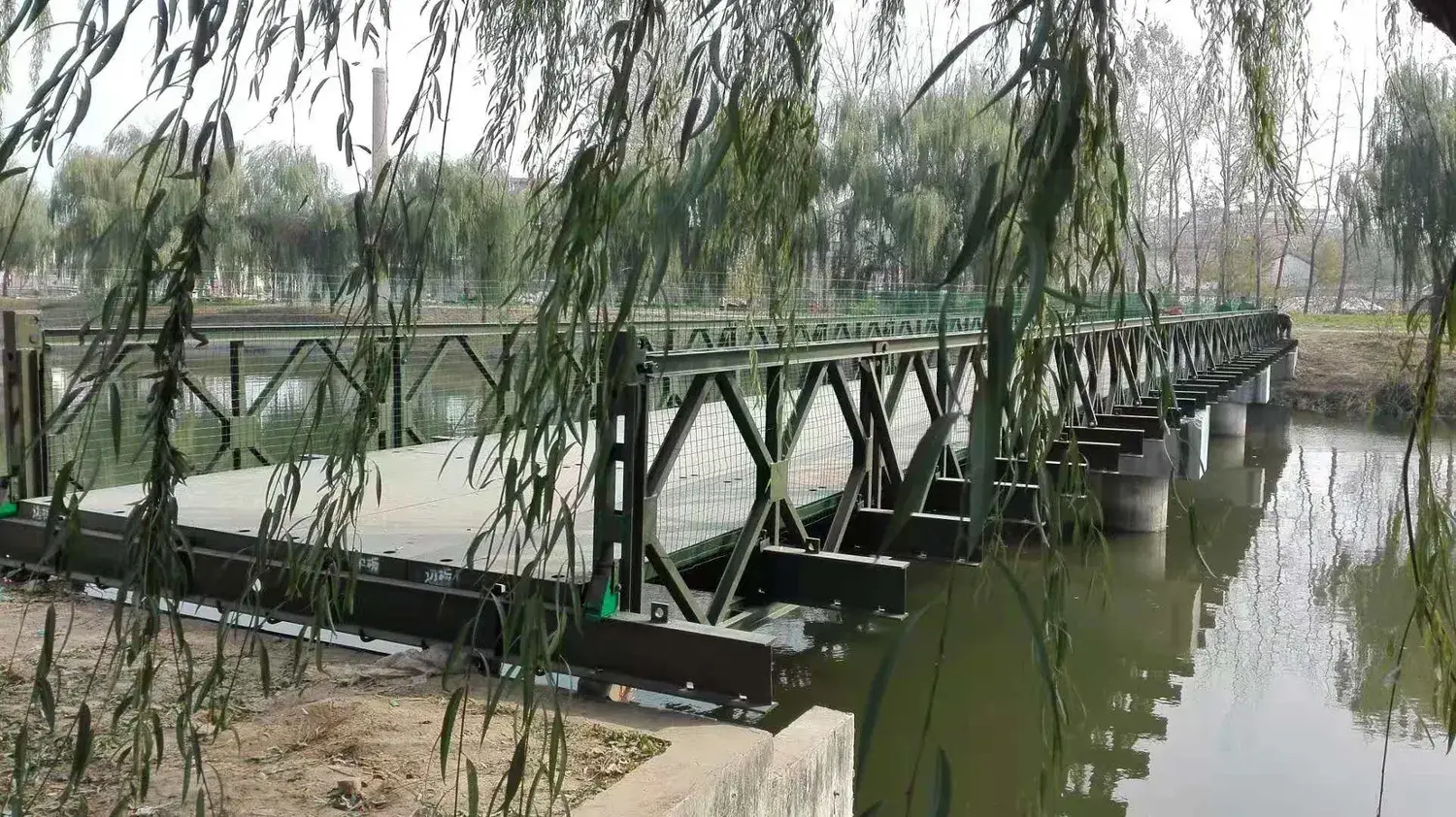 Thép di động chất lượng cao, giải pháp cầu thép tiền chế, dầm thép chắc chắn