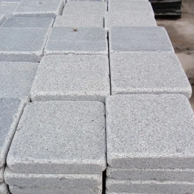 Đá granite tự nhiên màu xám, với công nghệ đánh lửa và đánh bóng, có thể tùy chỉnh