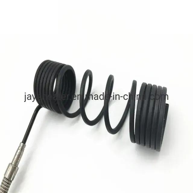 Bộ gia nhiệt cuộn dây nóng điện 28mm đi kèm dây tiếp đất