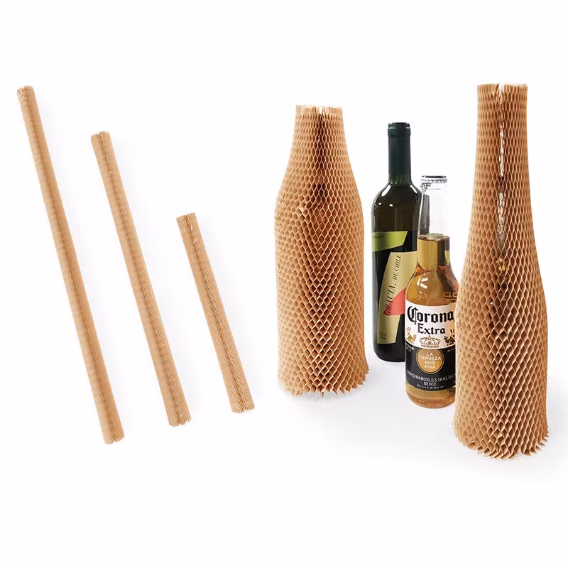 Máy sản xuất bao bì bảo vệ lõi đệm từ giấy kraft tổ ong tự động hiệu quả hình ảnh 11-description