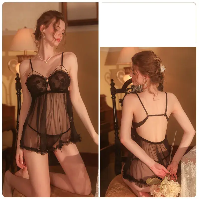 Bộ đồ lót dành cho phụ nữ trưởng thành, thiết kế babydoll ngọt ngào và quyến rũ