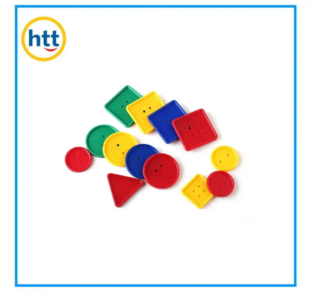Bảng xâu hình học đồ chơi giáo dục cho trẻ em: Học tập và vui chơi với đồ chơi hình nút