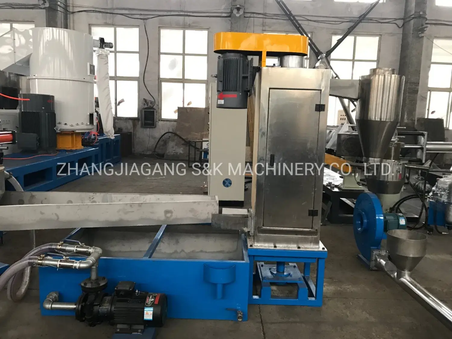 Máy nghiền tái chế đa năng cho màng cao su, túi nhựa và polymer - Sj65