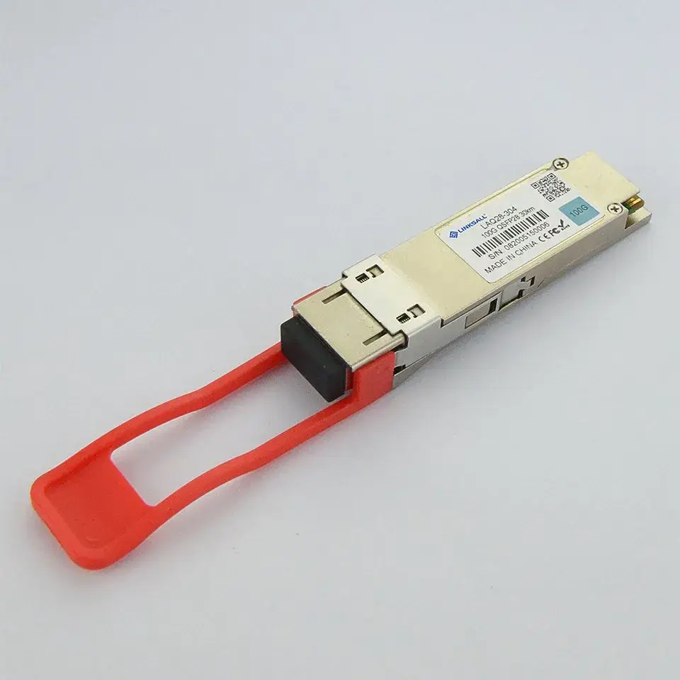 Bộ mô-đun truyền quang Dom LC SMF Extreme 100g-Qsfp28-Lr4-I Tương thích với 100gbase-Lr4 Qsfp28, sóng quang 1310nm, khoảng cách truyền 10km trong môi trường công nghiệp