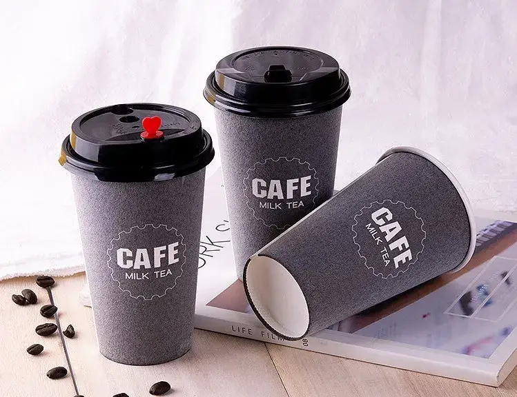 Cốc giấy foam có thể sử dụng một lần, in logo theo yêu cầu cho đồ uống