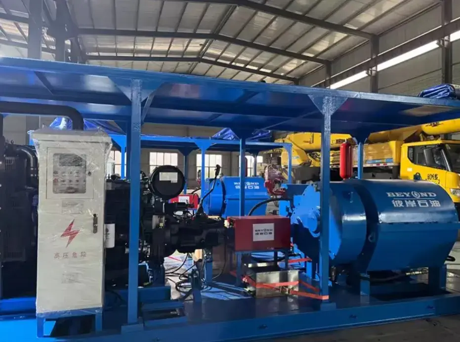 Máy bơm bùn ba tầng kết hợp với hệ thống bùn cho khoan ngang