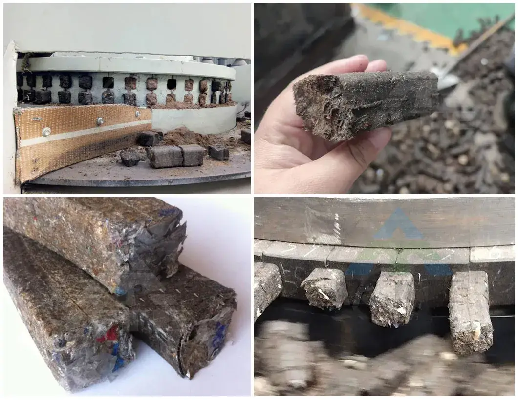 72 Máy Ép Briquette vải và nhựa cho xử lý rác thải rắn RDF
