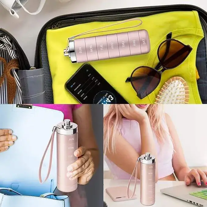 Hộp đựng thuốc di động Mossime 7: Giải pháp sắp xếp thuốc hàng ngày hiệu quả