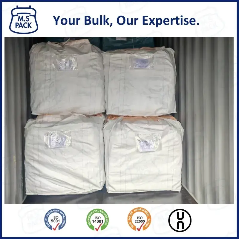 Bao đựng khí metan Jumbo FIBC có tính dẫn điện, đa dạng màu sắc