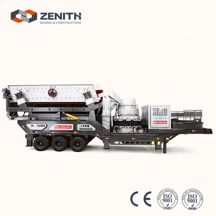 Máy nghiền đá di động nhỏ gọn với hiệu suất nghiền cao, phù hợp cho đá cứng và than