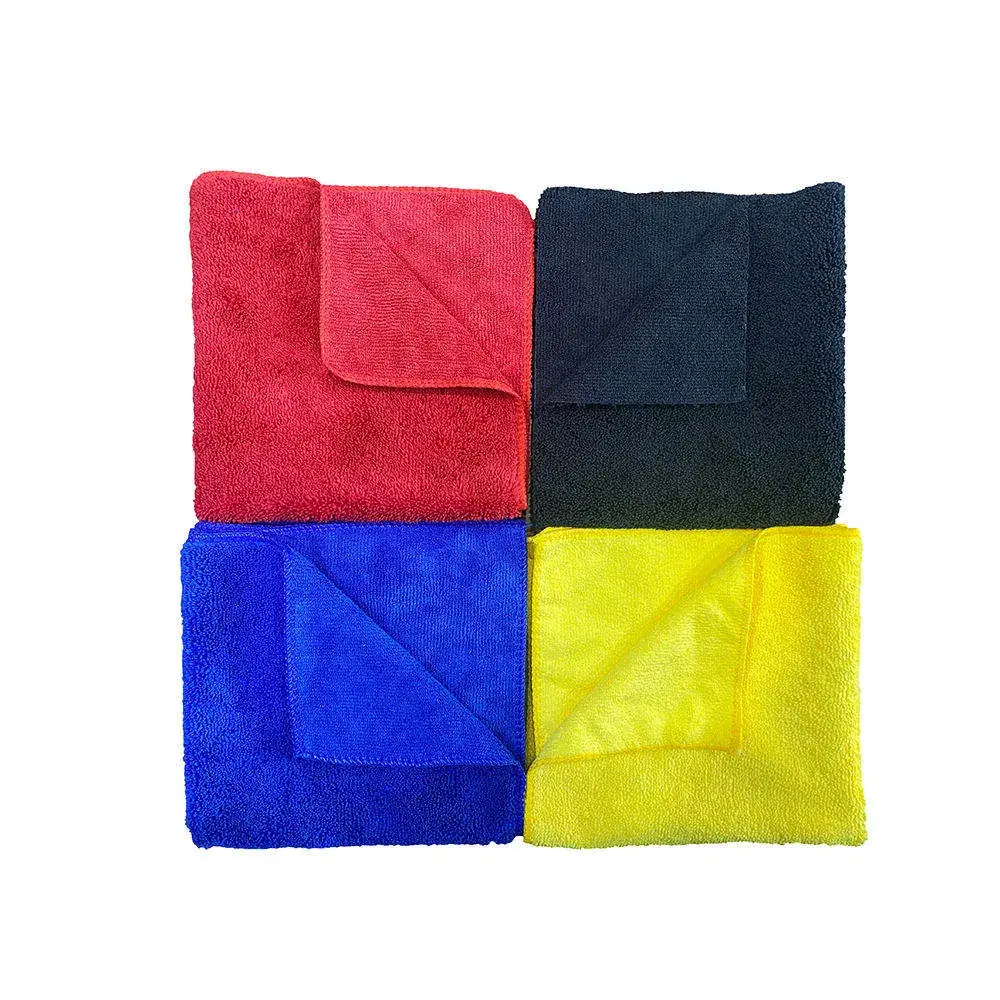 Khăn Lau Xe Siêu Thấm Nước Microfiber 40X40cm Tùy Chỉnh, Thiết Kế Không Viền, Sử Dụng Để Rửa Xe Tại Nhà